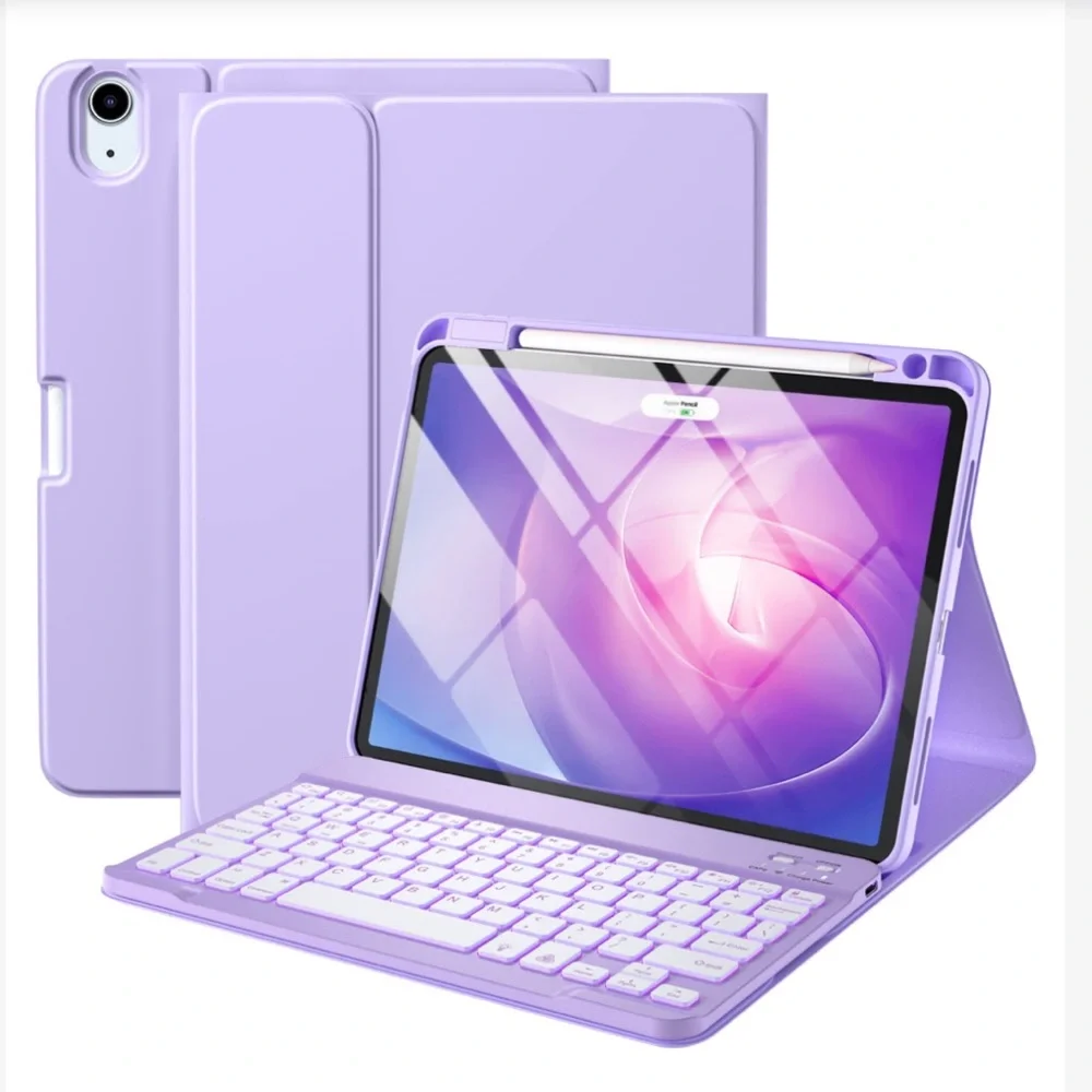 iPad Air 11” Folio Case Magnetic Keyboard Bluetooth Wireless Pencil Charge Dock
